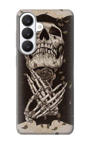 S1676 crâne Rose Etui Coque Housse pour Samsung Galaxy S26