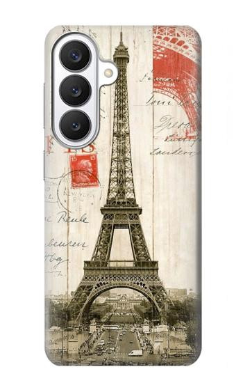 S2108 Tour Eiffel de Paris Carte postale Etui Coque Housse pour Samsung Galaxy S26
