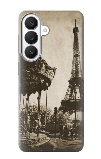 S2174 Tour Eiffel Paris Millésime Etui Coque Housse pour Samsung Galaxy S26
