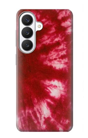 S2480 Tie dye rouge Etui Coque Housse pour Samsung Galaxy S26