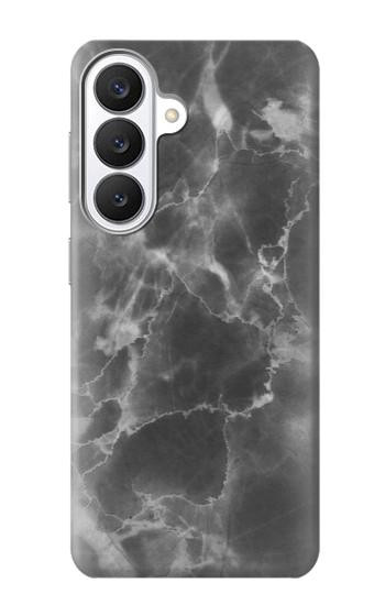 S2526 Noir Marbre imprimé graphique Etui Coque Housse pour Samsung Galaxy S26