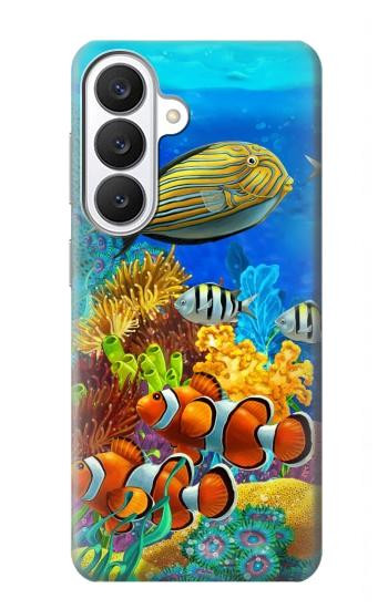 S2568 Mer Poissons marins Coraux Sous-marine Océan Etui Coque Housse pour Samsung Galaxy S26