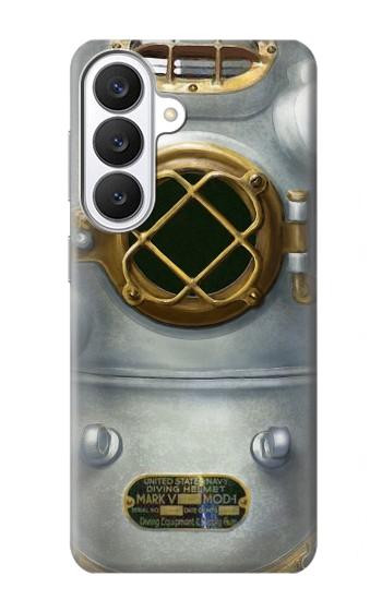 S2646 Mer Profonde millésimé Casque de plongée Etui Coque Housse pour Samsung Galaxy S26