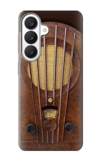 S2655 Deco Radio bakélite millésimé Etui Coque Housse pour Samsung Galaxy S26