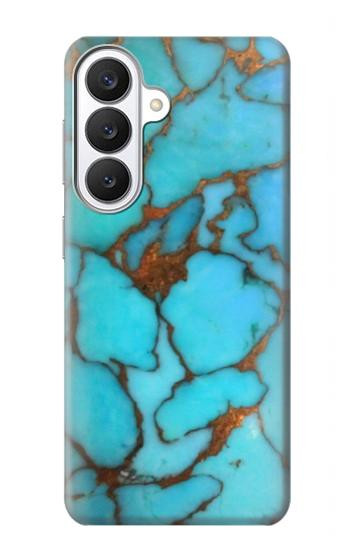 S2685 Aqua Turquoise imprimé graphique Gemme Etui Coque Housse pour Samsung Galaxy S26