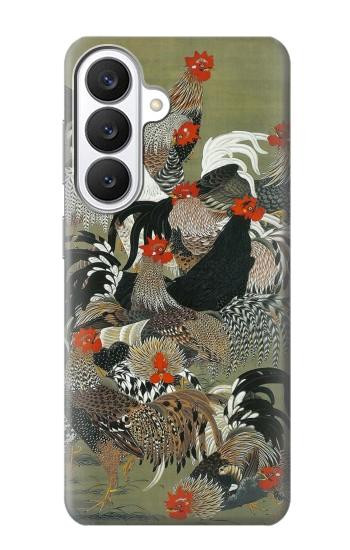 S2699 Ito Jakuchu Coq Etui Coque Housse pour Samsung Galaxy S26
