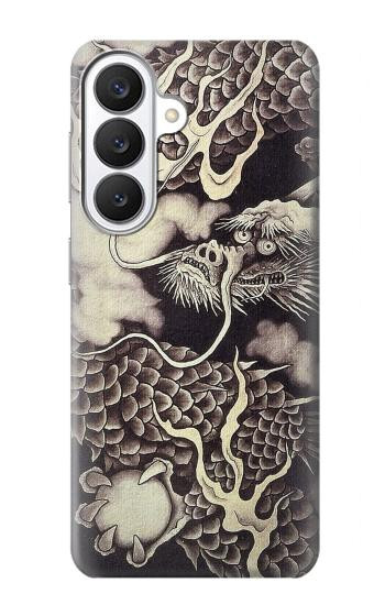 S2719 Japon Peinture dragon Etui Coque Housse pour Samsung Galaxy S26