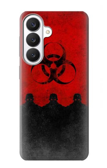 S2917 Biohazards Virus Alert Rouge Etui Coque Housse pour Samsung Galaxy S26