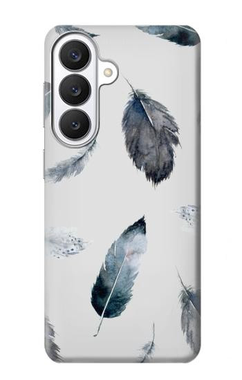 S3085 Motif de peinture Plume Etui Coque Housse pour Samsung Galaxy S26