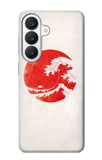 S3237 Waves Japon Drapeau Etui Coque Housse pour Samsung Galaxy S26