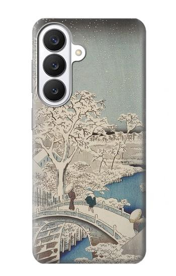 S3350 Utagawa Hiroshige Tambour Pont Yuhi Hill à Meguro Etui Coque Housse pour Samsung Galaxy S26