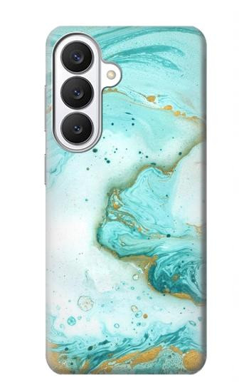 S3399 Vert Marbre Imprimer Graphique Etui Coque Housse pour Samsung Galaxy S26