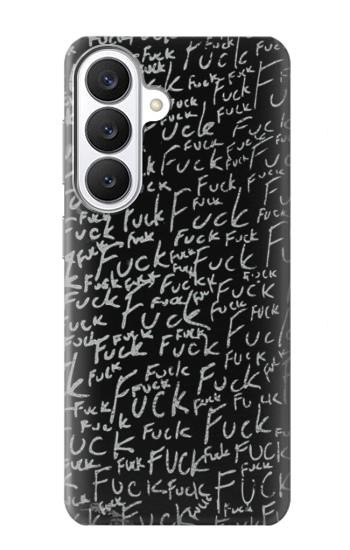 S3478 Mots drôles Noirboard Etui Coque Housse pour Samsung Galaxy S26