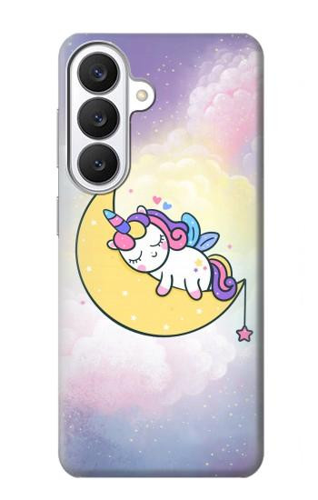 S3485 Mignon sommeil Licorne Etui Coque Housse pour Samsung Galaxy S26