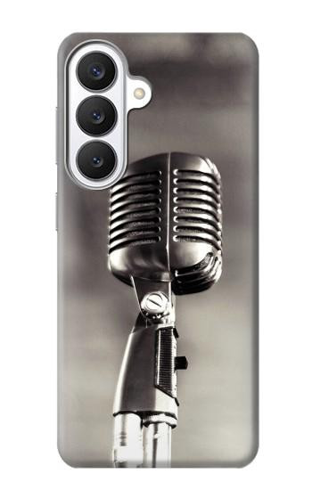 S3495 Microphone millésimé Etui Coque Housse pour Samsung Galaxy S26