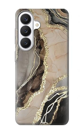 S3700 Imprimé graphique or marbré Etui Coque Housse pour Samsung Galaxy S26