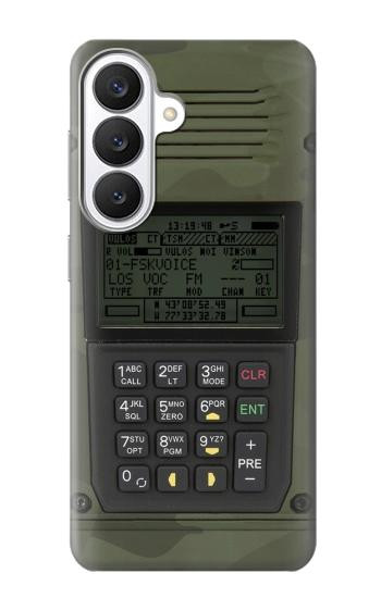 S3959 Impression graphique de la radio militaire Etui Coque Housse pour Samsung Galaxy S26