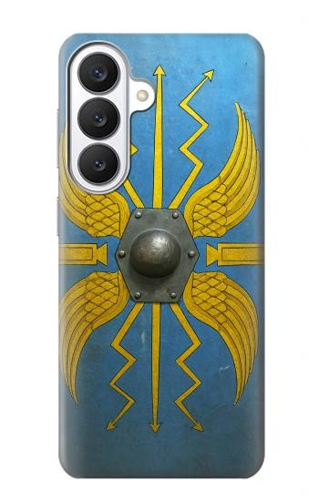 S4052 Bouclier romain bleu Etui Coque Housse pour Samsung Galaxy S26