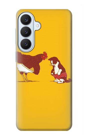 S1093 Coq de chat et blague Etui Coque Housse pour Samsung Galaxy S26 Plus
