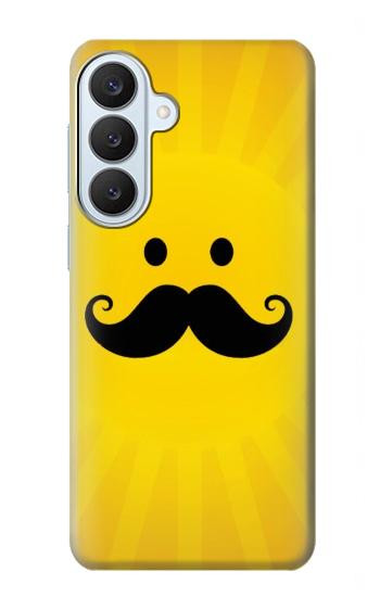 S1145 Soleil jaune Mustache Etui Coque Housse pour Samsung Galaxy S26 Plus