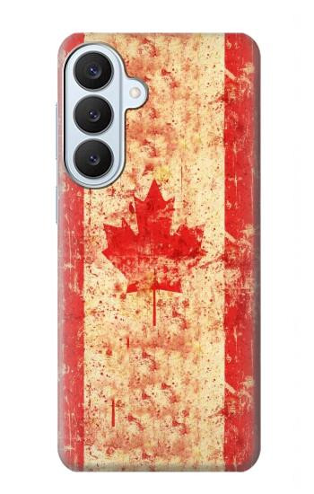 S1603 Drapeau du Canada Vieux Millésime Etui Coque Housse pour Samsung Galaxy S26 Plus