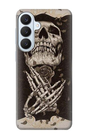 S1676 crâne Rose Etui Coque Housse pour Samsung Galaxy S26 Plus