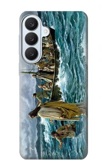 S1722 Jésus marcher sur la mer Etui Coque Housse pour Samsung Galaxy S26 Plus