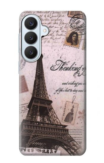 S2211 Carte postale de Paris Tour Eiffel Etui Coque Housse pour Samsung Galaxy S26 Plus