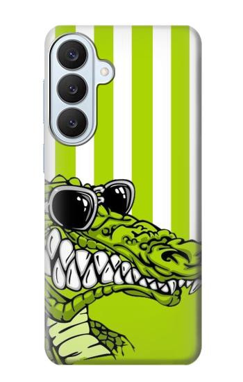 S2323 Crocodile vert drôle d'alligator Etui Coque Housse pour Samsung Galaxy S26 Plus