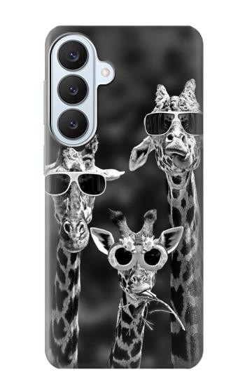S2327 Girafes avec lunettes de soleil Etui Coque Housse pour Samsung Galaxy S26 Plus