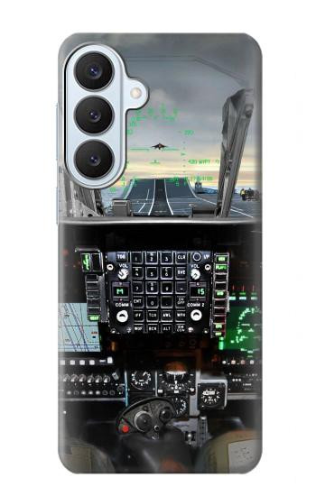 S2435 Avion de chasse Cockpit d'avion Etui Coque Housse pour Samsung Galaxy S26 Plus