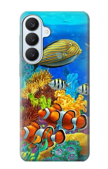 S2568 Mer Poissons marins Coraux Sous-marine Océan Etui Coque Housse pour Samsung Galaxy S26 Plus