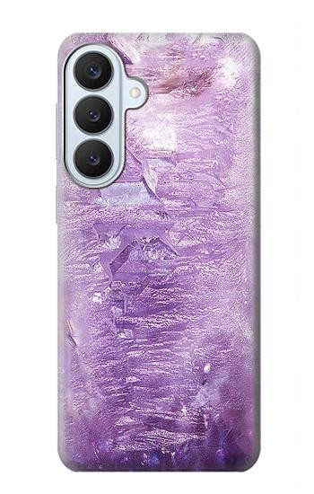 S2690 Cristaux améthyste imprimés graphiques Etui Coque Housse pour Samsung Galaxy S26 Plus