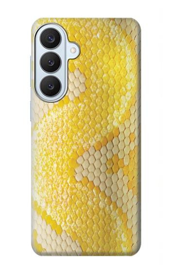 S2713 Serpent jaune imprimé graphique Peau Etui Coque Housse pour Samsung Galaxy S26 Plus
