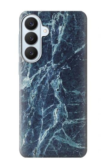 S2799 Lumière Bleu Marbre Pierre Imprimé Graphique Etui Coque Housse pour Samsung Galaxy S26 Plus