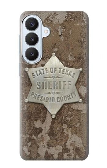 S2868 Texas Presidio shérif du comté Badge Etui Coque Housse pour Samsung Galaxy S26 Plus