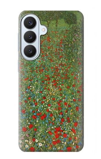 S2872 Gustav Klimt Champ de Coquelicots Etui Coque Housse pour Samsung Galaxy S26 Plus