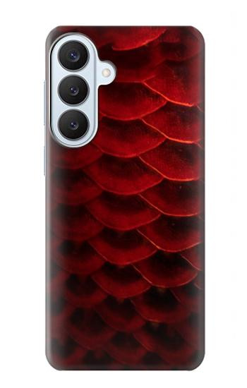 S2879 Rouge Arowana écailles de poisson Etui Coque Housse pour Samsung Galaxy S26 Plus