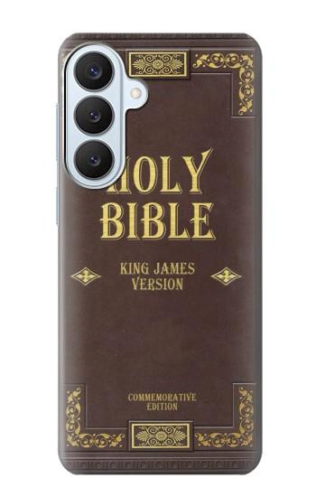 S2889 Holy Bible King James Version Couverture Etui Coque Housse pour Samsung Galaxy S26 Plus
