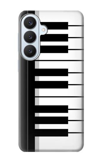 S3078 Noir et blanc Clavier de piano Etui Coque Housse pour Samsung Galaxy S26 Plus