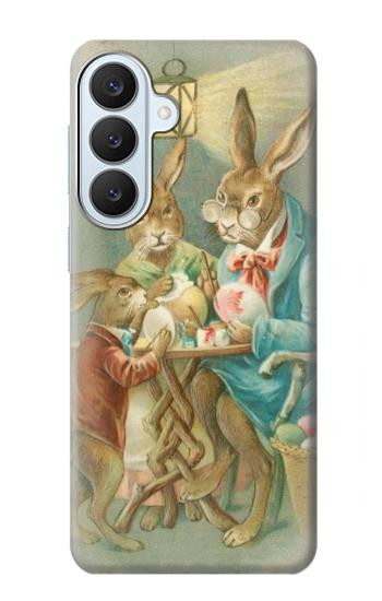 S3164 Famille Lapin de Pâques Etui Coque Housse pour Samsung Galaxy S26 Plus