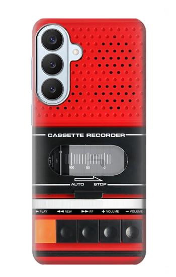 S3204 Rouge Cassette Recorder graphique Etui Coque Housse pour Samsung Galaxy S26 Plus