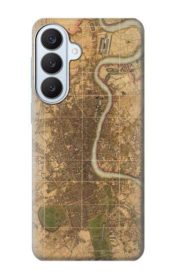 S3230 Carte de Londres millésimé Etui Coque Housse pour Samsung Galaxy S26 Plus