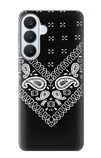 S3363 Motif Bandana Noir Etui Coque Housse pour Samsung Galaxy S26 Plus