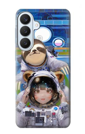 S3915 Costume d'astronaute paresseux pour bébé fille raton laveur Etui Coque Housse pour Samsung Galaxy S26 Plus