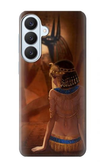 S3919 La reine égyptienne Cléopâtre Anubis Etui Coque Housse pour Samsung Galaxy S26 Plus