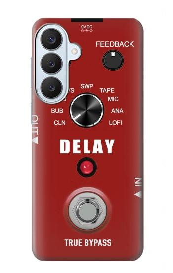 S4011 Graphique de guitare analogique rouge avec delay Etui Coque Housse pour Samsung Galaxy S26 Plus