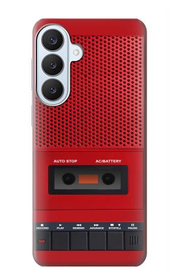 S4073 Cassette rouge vintage Graphique du joueur Etui Coque Housse pour Samsung Galaxy S26 Plus