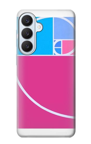 S4076 Spirale de Fibonacci et nombre d'or Etui Coque Housse pour Samsung Galaxy S26 Plus