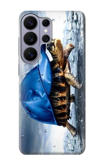 S0084 Tortue sous la pluie Etui Coque Housse pour Samsung Galaxy S26 Ultra